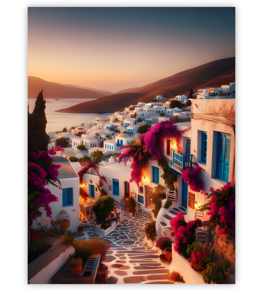 Griechenland am Abend