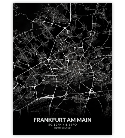 Frankfurt am Main - Stadtkarte