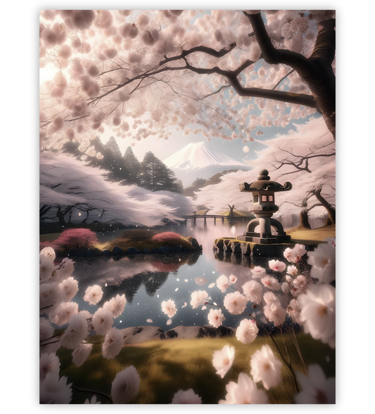 Kirschblütenbäume in Japan