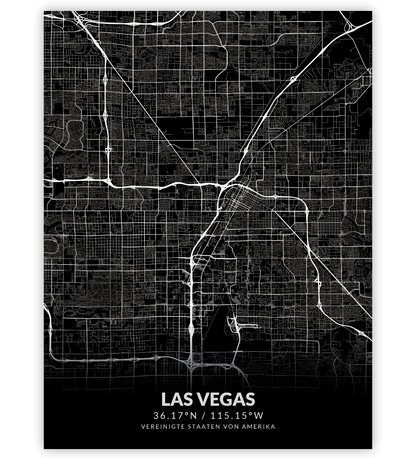 Las Vegas - Stadtkarte