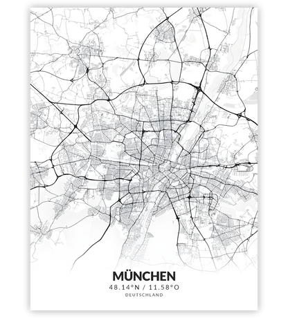 München - Stadtkarte